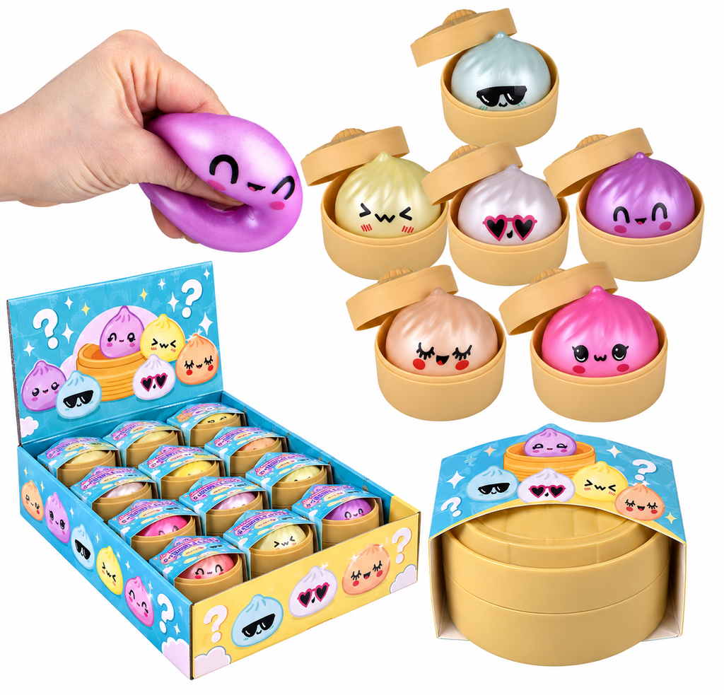 2" Squish And Stretch Metallic Surprise Dumplings