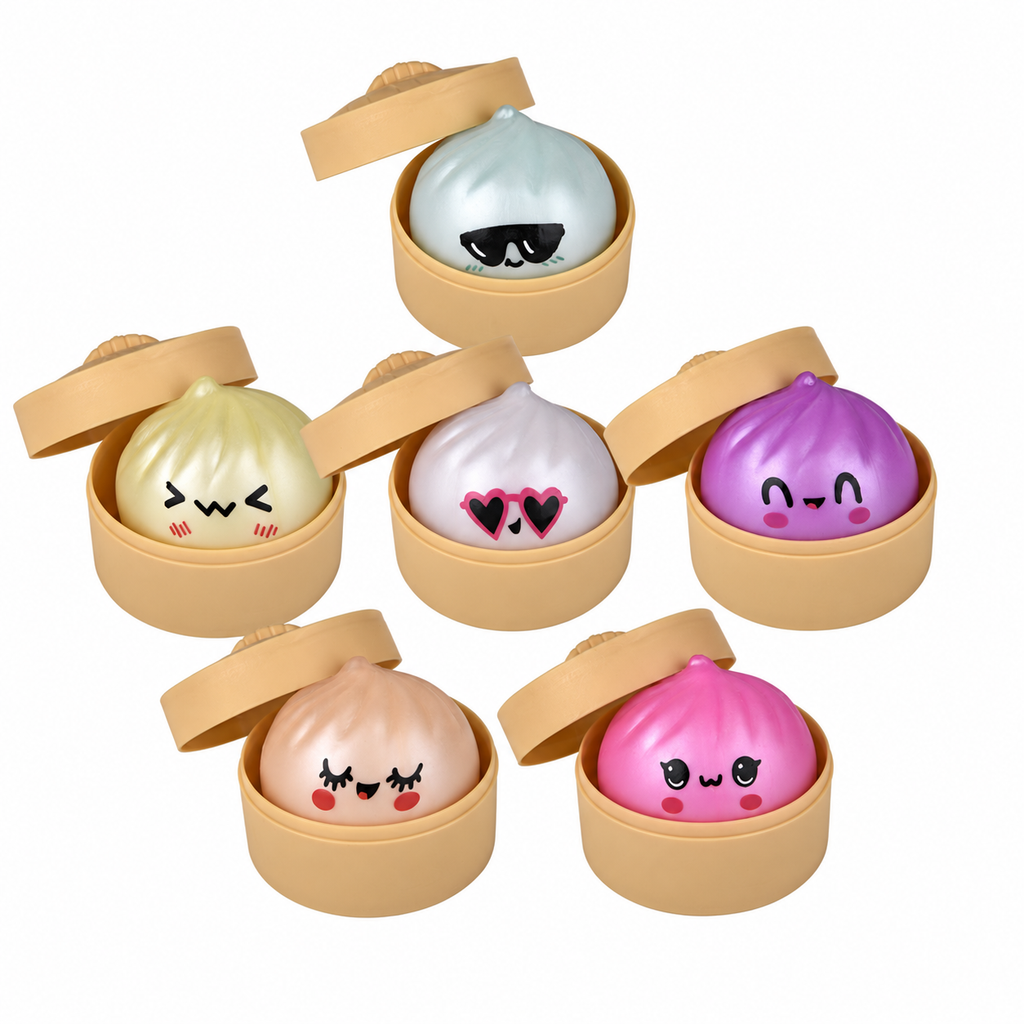 2" Squish And Stretch Metallic Surprise Dumplings