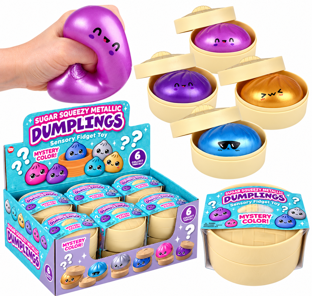 Metallic Sugar Squeezy Dumplings retail display box
