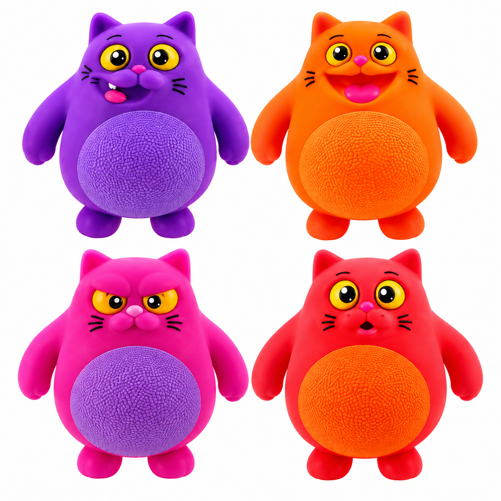 Crazy Cat Stretchy Toy