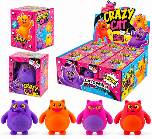 Crazy Cat Stretchy Toy