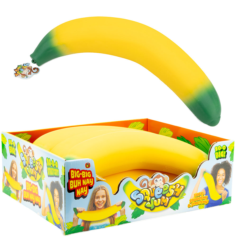 JA-RU Jumbo Stretchy Banana Squishy Toy