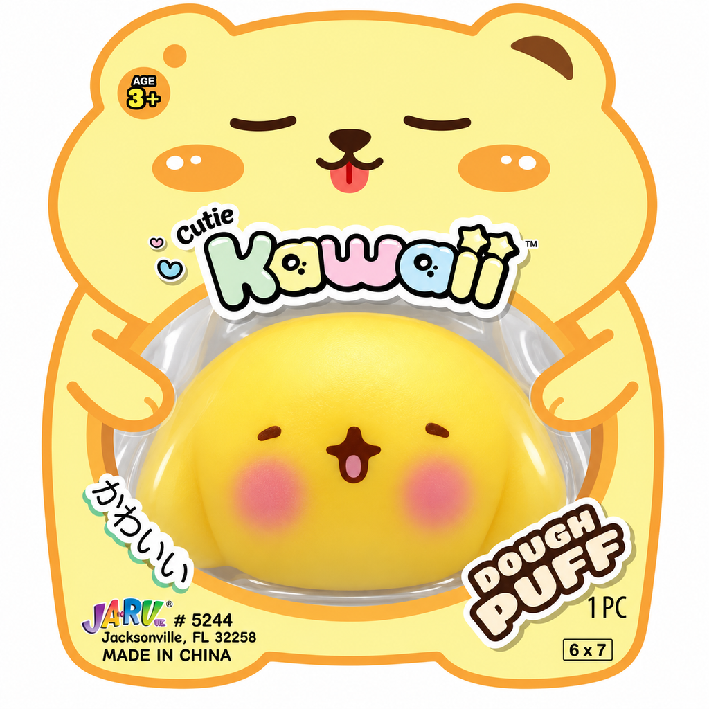 Ja-Ru Kawaii Cutie Puffs Squishy Toy