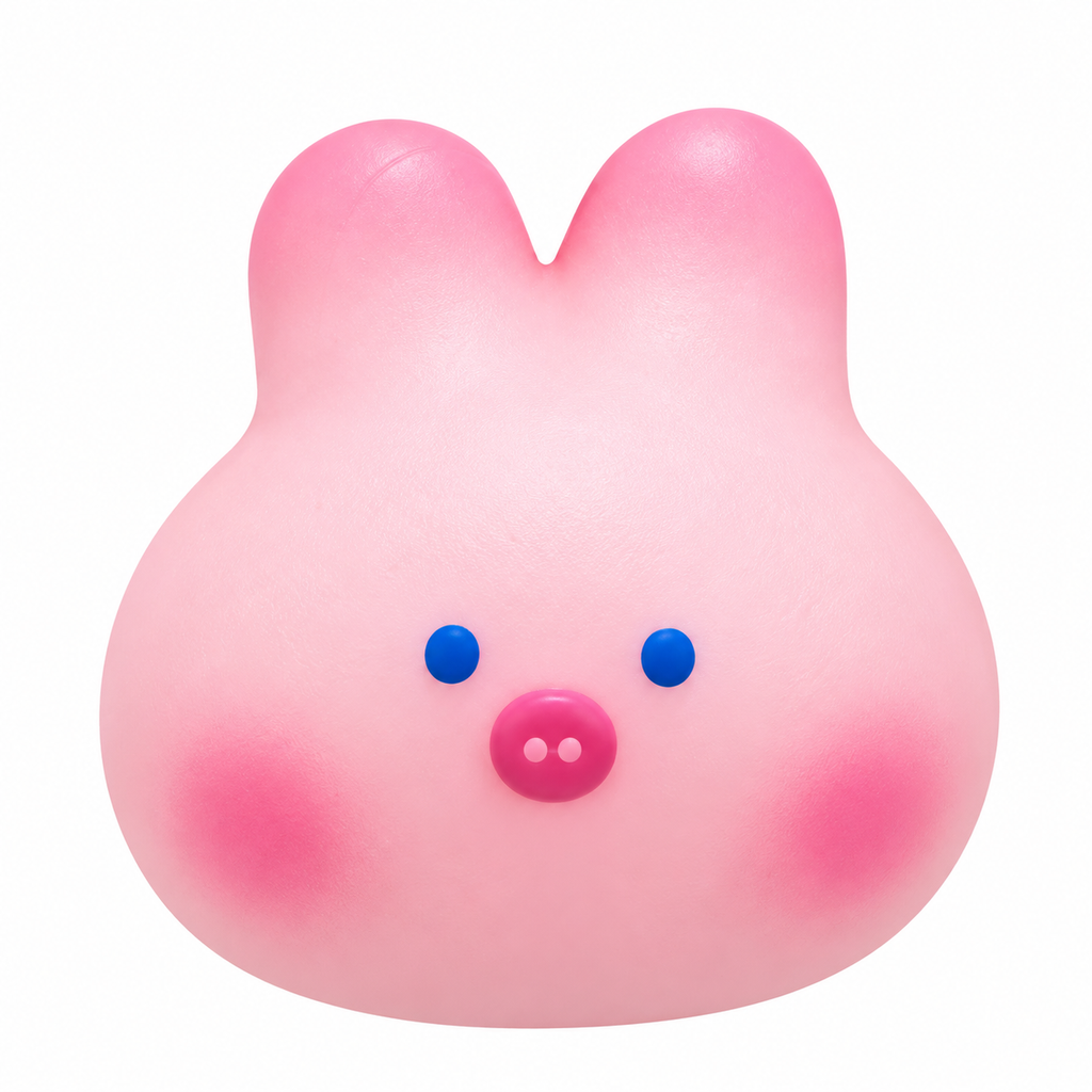 Ja-Ru Kawaii Cutie Puffs Squishy Toy