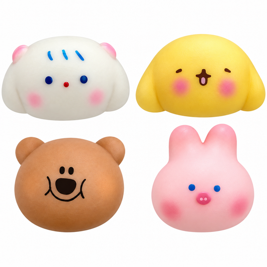 Ja-Ru Kawaii Cutie Puffs Squishy Toy
