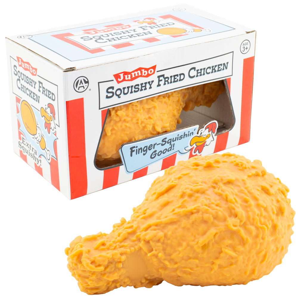 Jumbo Fried Chicken Drumstick Squishy Toy