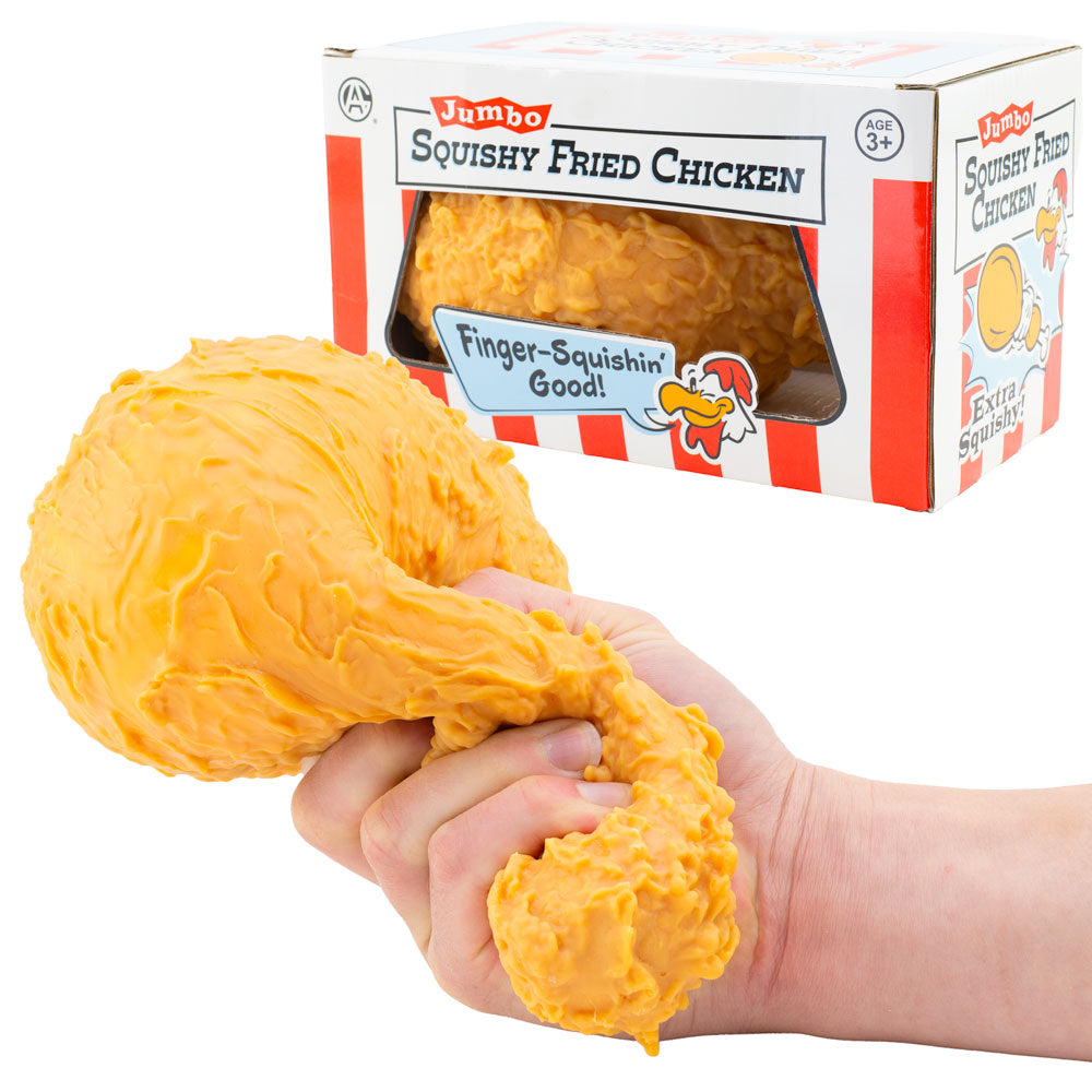 Jumbo Fried Chicken Drumstick Squishy Toy
