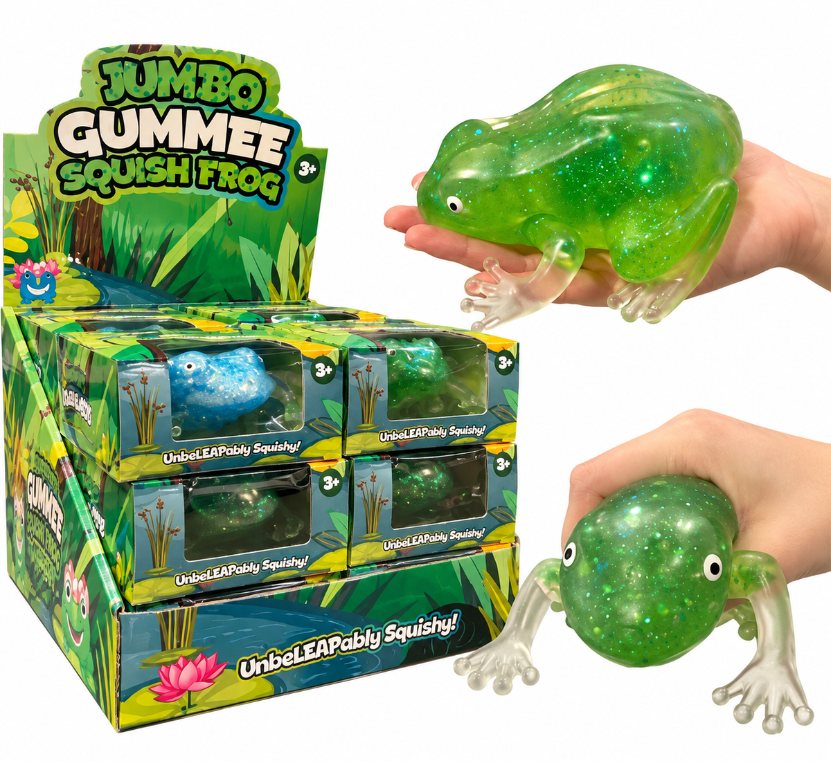 Jumbo Gummee Squish Frog