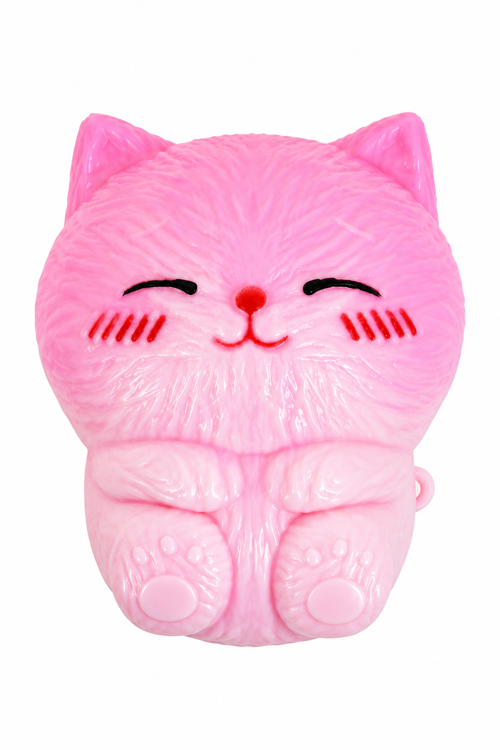 Hot Pink Jumbo Lucky Cat Squishy