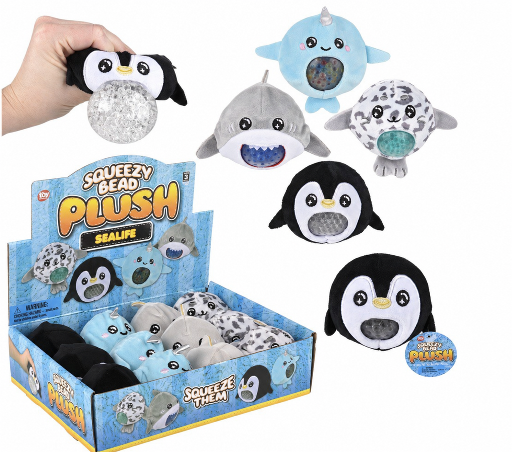 Sea Life Squeezy Bead Plush