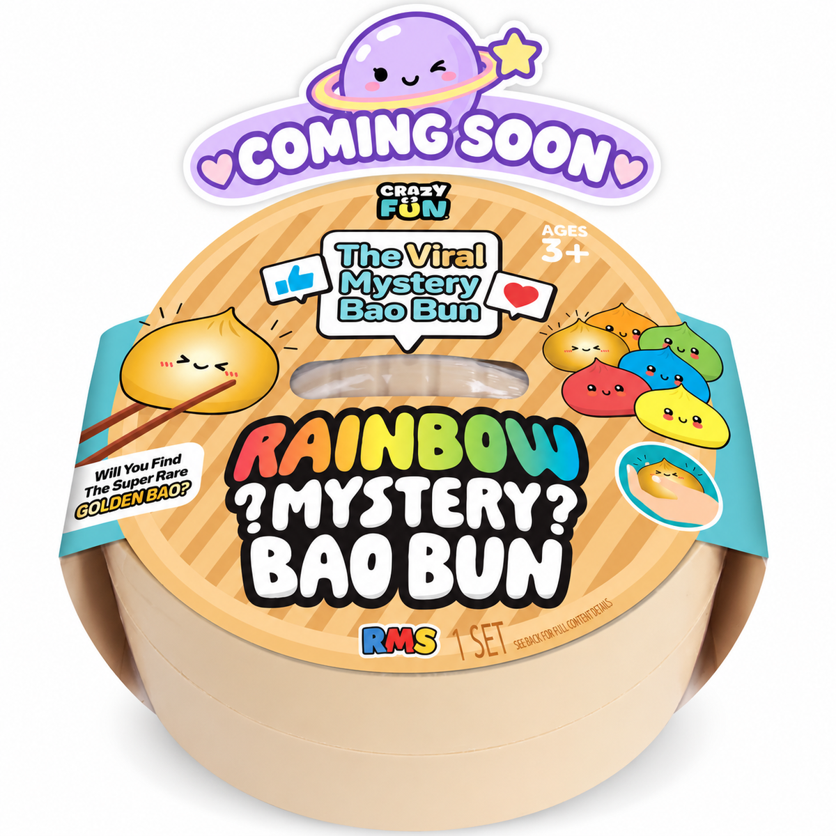 RMS Crazy Fun Rainbow Mystery Squishy Dumpling