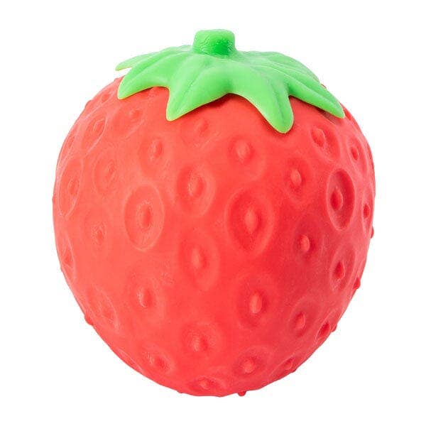 RMS SmushMart giant red strawberry scented squishy toy