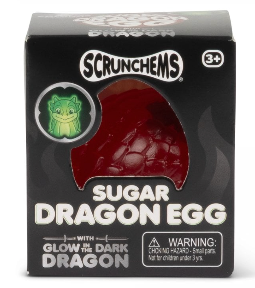 Scrunchems Sugar Dragon Egg Squishy Toy