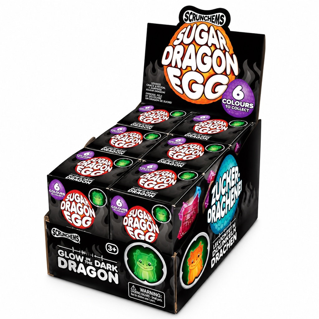 Scrunchems Sugar Dragon Egg Squishy Toy