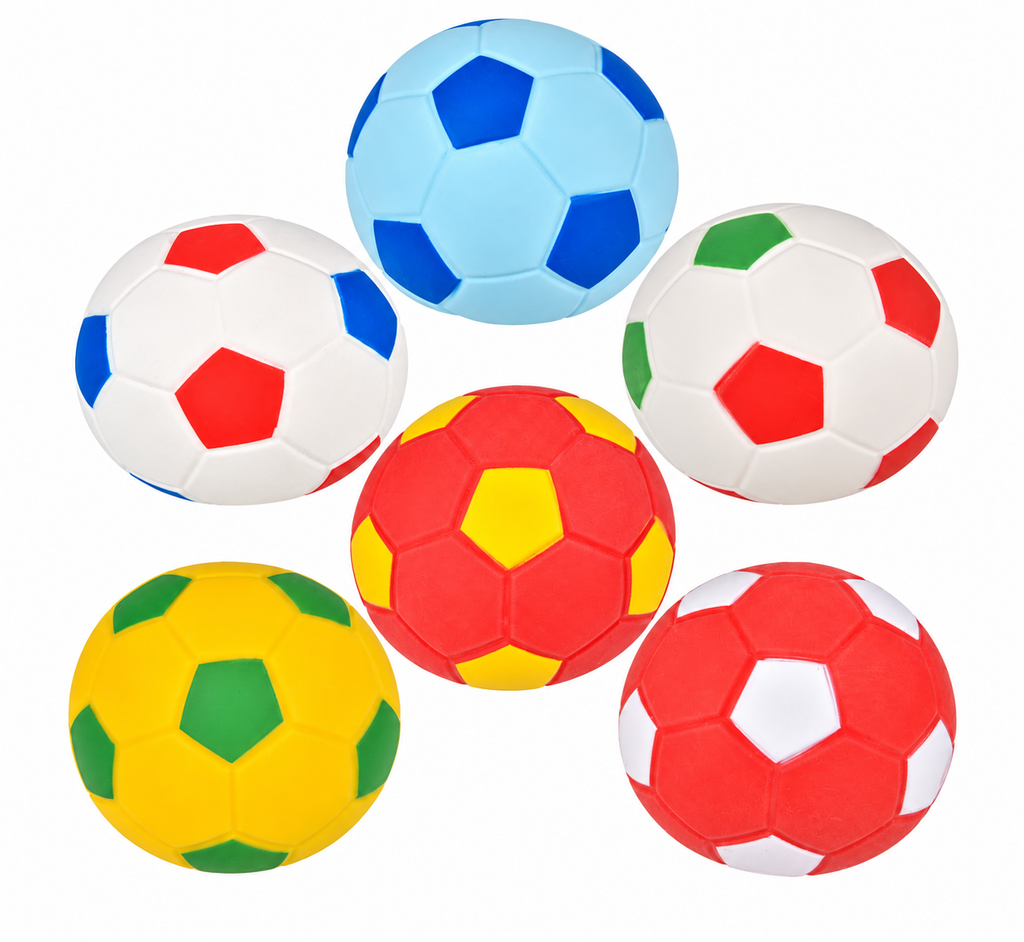 Squishy Mega Marshmallow Soccer Balls in assorted colors