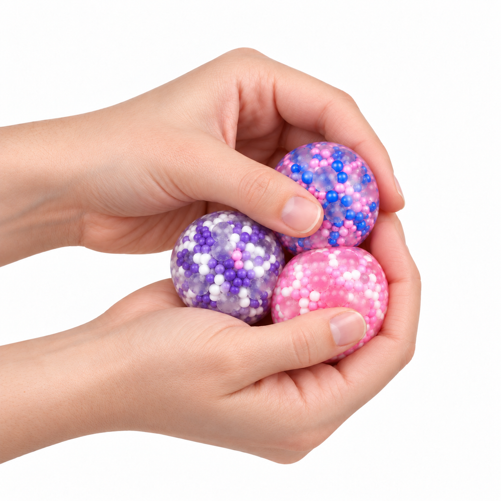 Squish Sticky Beaded Orbs 3-Pack