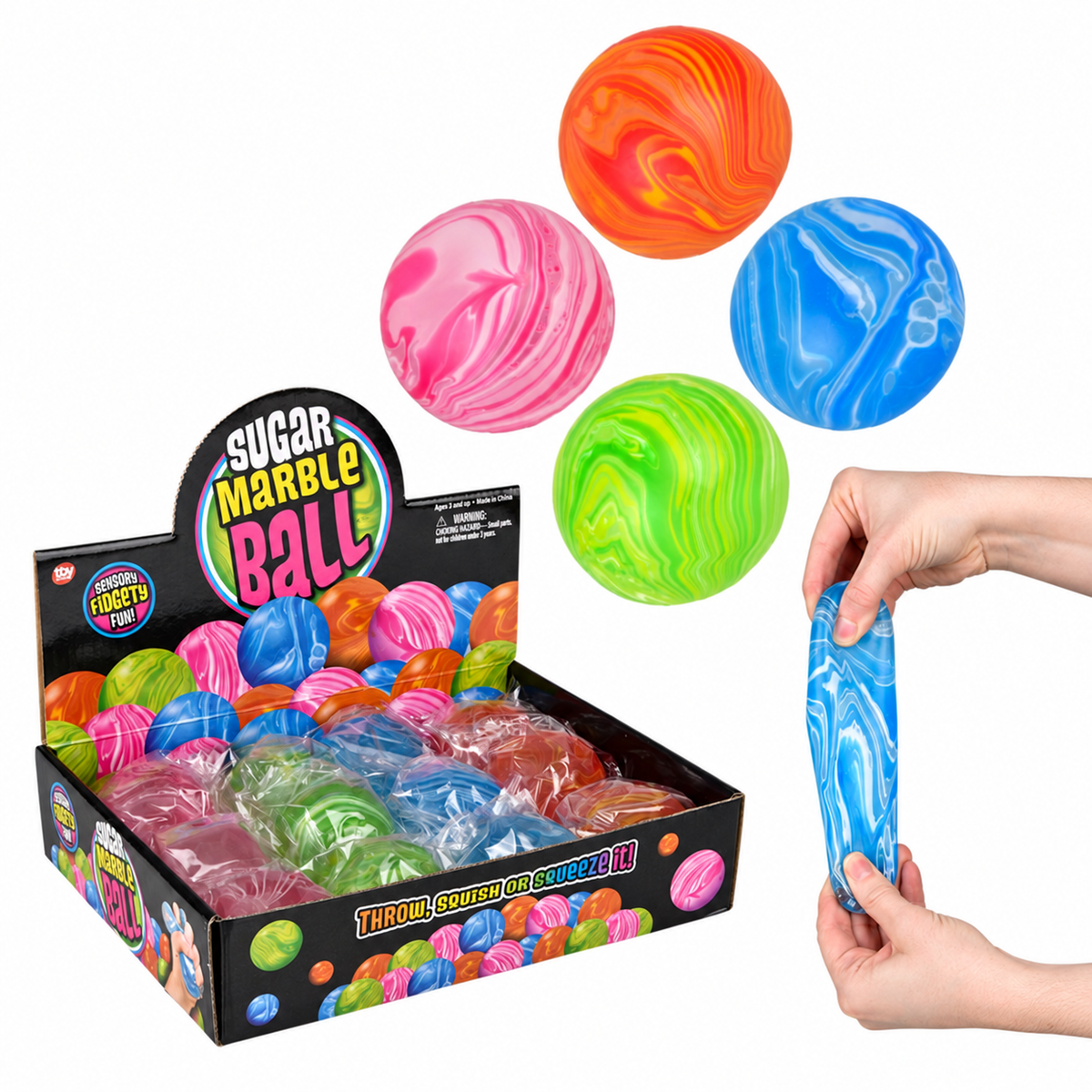 Marble Squeezy Sugar Ball