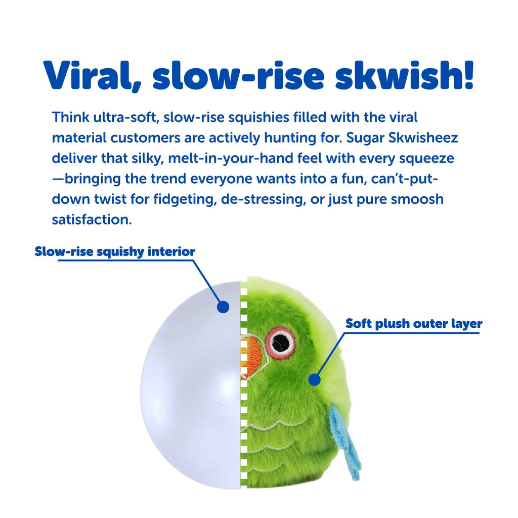 Sugar Skwisheez Tree Huggers Squishy Toy